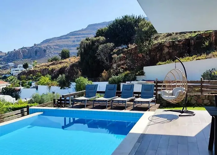 Sea View Ellada, Just 3km From * Lindos (Rhodes)