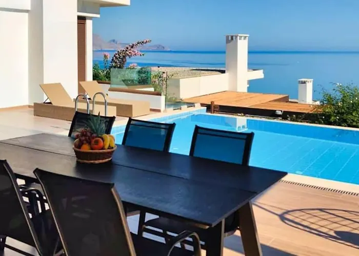 فيلة Sea View Ellada, Just 3km From لينثوس